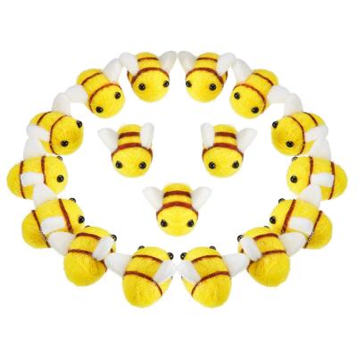 China Yarn Yarn Felt Bee Craft Balls for Christmas Decorations Baby Shower Girl Toys for sale