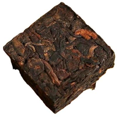 China Compressed tea Yunnan aged PU-erh tea small gold square brick small brick mini tuo tea for sale