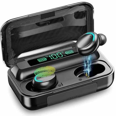 China Fast Charging Earphone Mini Headphones Touch Control Wireless LED Display In Ear Earbuds Headset for sale