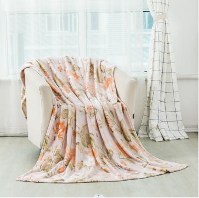 China Netting Folded Hot Sale Printed Super Soft Flannel Blanket Flannel Fleece Throw Blanket for sale