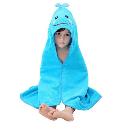 China Viable Quick Dry Hooded Shower Bathroom JH Baby Kid Bath Luxury Microfiber Towel For Hair for sale