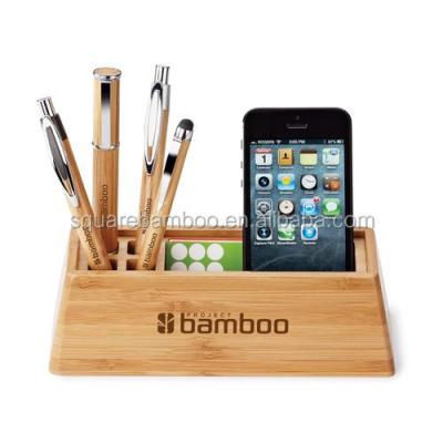 China Eco - Friendly Bamboo Desk Organizers Desk Supplies Organizer Rack for sale