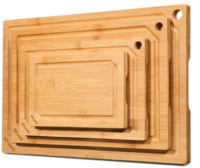 China Extra Large Disposable Bamboo Heavy Duty Bamboo Cutting Board, Bamboo Kitchen Cutting Board Set of 4 for sale