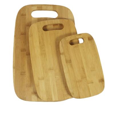 China Disposable Bamboo Cutting Board Set Of Three Thick And Sturdy Bamboo Board Kitchen Boards for sale