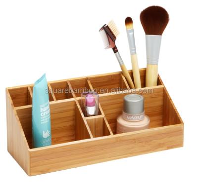 China Viable Bamboo Cosmetic Display Rack for sale