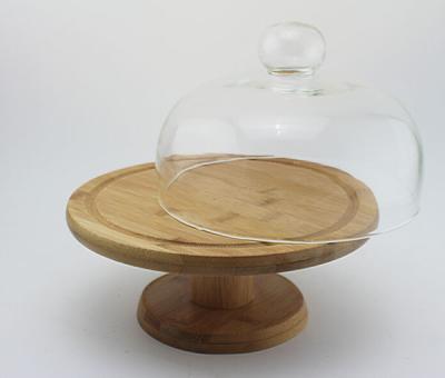 China High Quality Cake Stand Minimalist Eco-Friendly Bamboo Cheese Tray for sale