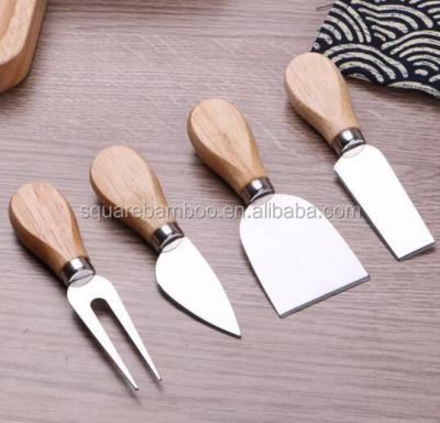 China Sustainable Wooden 4 Handle Cheese Tool Kit for sale