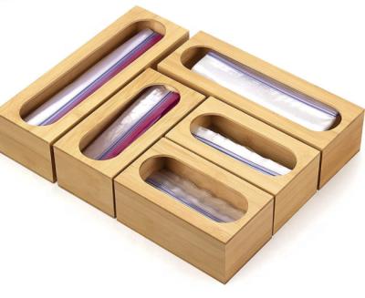 China Modern Bamboo Storage Drawer Utensil Organizer, Bamboo in Drawer Organizer Bamboo Storage Box for sale