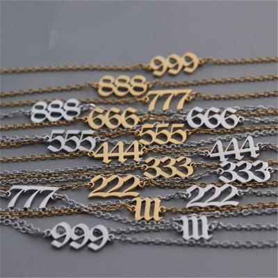 China BOHEMIA Titanium Steel Anklets Number Anklets For Women Bohemia Fashion Pendant Chain Anklets for sale