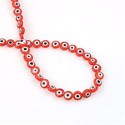 China Popular Loose Beads Flat Eyes Colorful Chandelier Diy Women Jewelry Accessories Beads Bracelets For Jewelry Making for sale