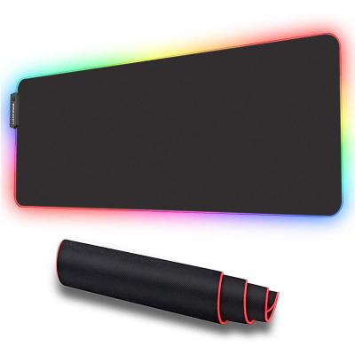 China RGB Led Soft Extra Extended Large Mouse Pad Cusom Gaming RGB Mouse Pad Computer Keyboard Anime Mouse Pad For Computer PC for sale