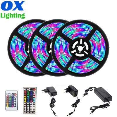 China Desktop Common Cathode RGB Led Strip 5050 RGB LED Strip Assembly Kit With Remote Controller for sale