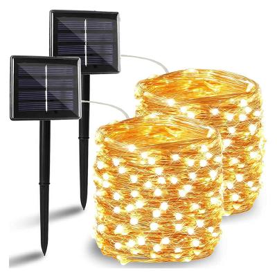 China Theme Park Wedding Decoration Lights Solar Led Decorative Lamp Hias String Light Sky Solar Led String Lights Christmas for sale