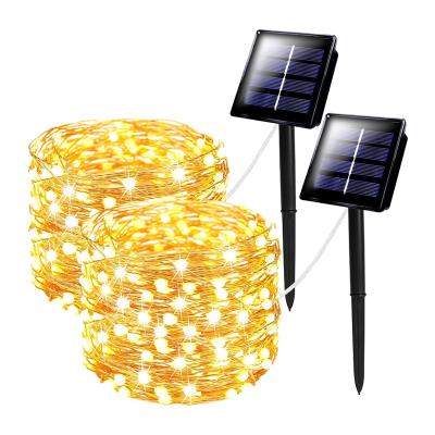 China Theme Park Led Light Albero Di Natale Led Outdoor Decor Copper String Lights for sale