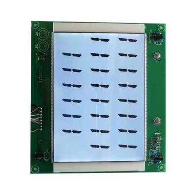 China 7 Segment 20 Plus Digits 886 TN HTN Custom Monochrome Type LCD LCM Display With Control Board For Fuel Dispenser 173*131*2.8 mm for sale