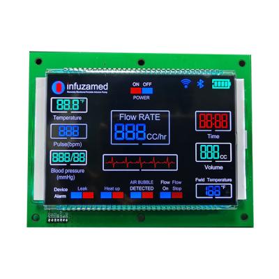 China Industrial Application Customized TOOTH COF LCM Control Module Small COB Display Screen Segment Character Dot Matrix Display Transparent LCD Panel Wide for sale