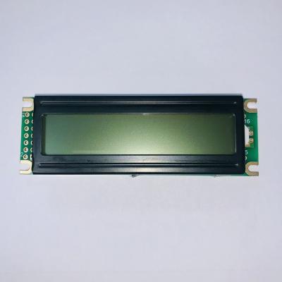 China Industry Module 1601 Dot Matrix Display 16X1 Gray Characters Lcd Display Blue With White Led Backlight Panel for sale