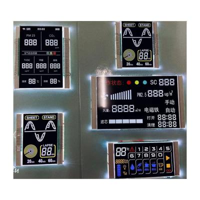 China VA Custom Monochrome Digit Customized LCD Display 7 Segment Size Custom LCD Screen For Medication Pump / Meter water 70*100 mm for sale