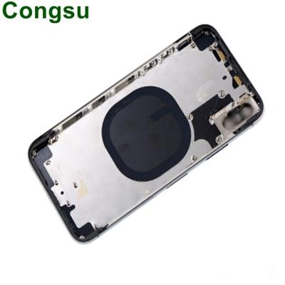 China Battery Cover Frame For iPhone X Rear Mobile Phone Housing Battery Cover Rear View Assembly Replacement For iPhone X for sale