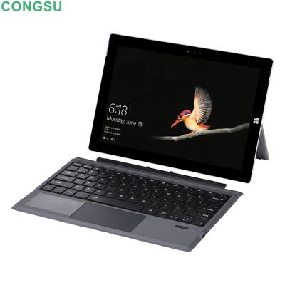 China Ultra Thin Rechargeable Backlit Wireless Keyboard with Trackpad for Microsoft Surface Pro 6 5 4 3 for sale