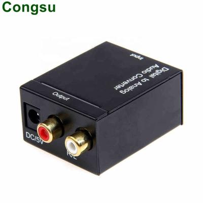 China Digital Coaxial or Toslink Digital Audio Input to Analog Decoder Audio Converter with 3.5mm Audio Jack for sale