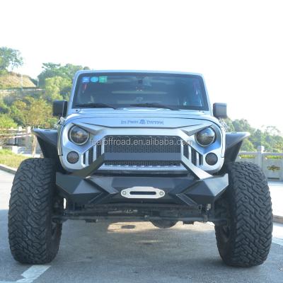 China Steel suitable for cowboy jk front bumper manganese steel front bumper 2007-2017 for sale