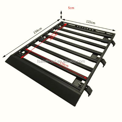 China Suitable JB64 JB74 Suzuki Jimny Aluminum Alloy Luggage Rack Top Frame Aluminum for sale