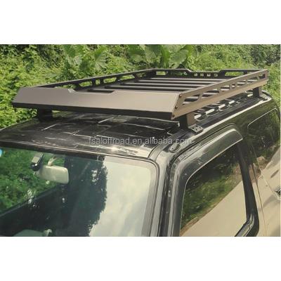 China Aluminum suitable for JB23 JB33 JB43 Suzuki Jimny Aluminum Luggage Rack F from 1998 to 2017 without LED light hole for sale