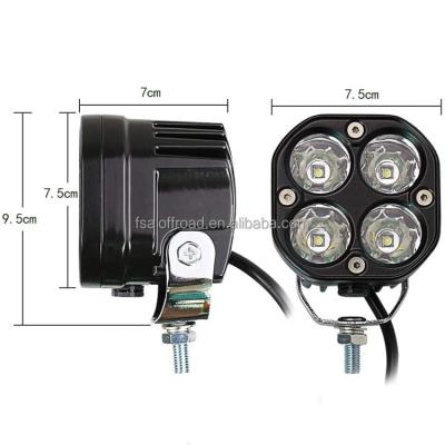 China 3 Inch 40W Drive Aluminum Housing LED Super Bright Waterproof Working White Diecast Off-Road Light 4X4 Car for sale