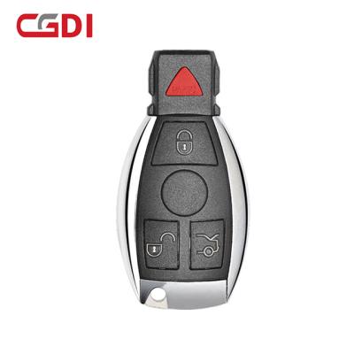 China Professional diagnose original tool CG factory 3 buttoms car key. with red panic for Mercedes Benz for sale