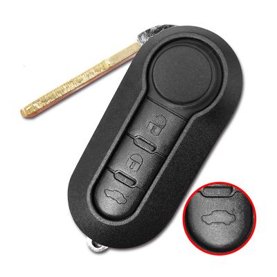 China 3 button keyless remote key 315 433MHz for Fiat 500 Punto Florino Doblo Qubo TOP140 for sale