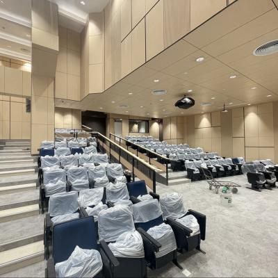 China Nahtlose Laminierte Auditorium Micro Perforated Akustik Holz Wandplatte 0,5 mm zu verkaufen