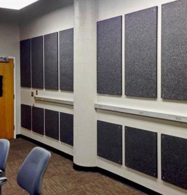 China Cinema Absorption Wall Fabric Wrapped Acoustic Panel Fireproof Board for sale