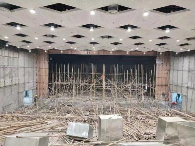 China Incombustible Triangle Ceiing Tile Metal Microperforated Acoustic Panel Soundproof Board for sale