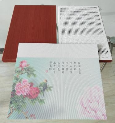 China Digital Spray Painting Metal Microperforated Acoustic Panel Soundproof Board for sale
