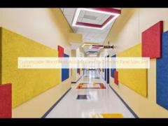 Customizable Wood Wool Acoustic Panel for Different Panel Sizes and Colors