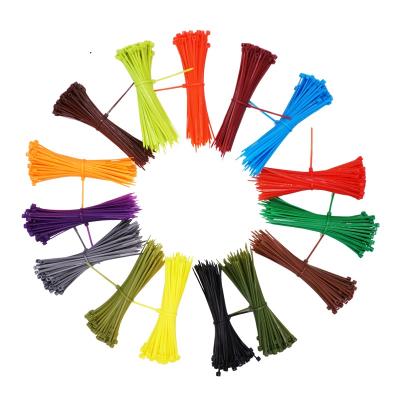 China Widely Used Hot Sale Colorful Stock Nylon Flexible Cable Tie for sale