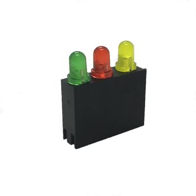 China High Temperature Three Hole For LED One Piece Plastic LED Standoff Support for sale