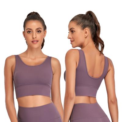 China Wholesale Breathable Sports Bra Fitness High Quality Sports Backless Bra For Yoga for sale