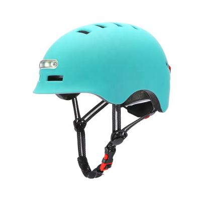 China Safety Bicycle Cycling Helmets Riding Cycling Women Men Skateboard Front Rear Light Lamp LED Safe Light Sports Helmet Electric Scooter Helmets for sale