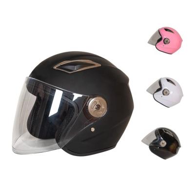 China Hot Sale Manufacturer Electric Scooter Helmet White Winter Warm Motorcycle Helmet For Man Cascos Half Face for sale