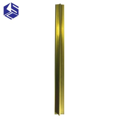 China Eco - Friendly Heavy Duty Brass Flooring Transition Flooring Connector Strip For Sale for sale