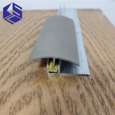 China Modern Flat Aluminum Threshold Metal Transition Strips For Vinyl Flooring for sale