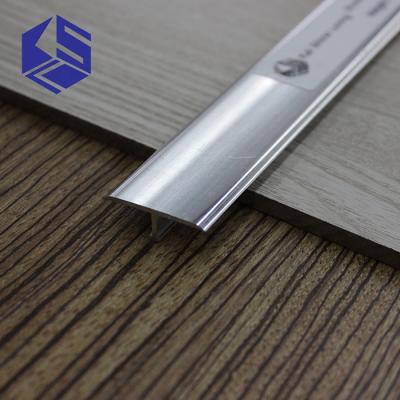 China Eco - Friendly Anodize Aluminum T Shape Door Threshold Tile Divider Strips for sale