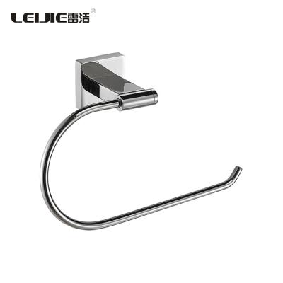 China Modern Kitchen Equipment Bathroom Design Stainless Steel Hotel Supply Modern Towel Ring for sale