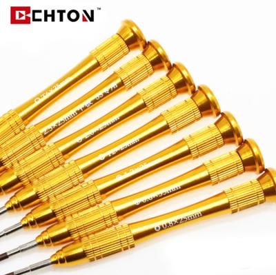 China New Multi-used Professional Key Screwdriver Mini Gold Screwdriver Mobile Phone Opening Repair Screwdriver for sale