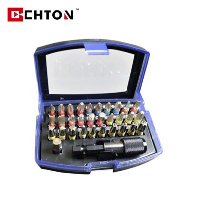 China Hot Sale 32 Pcs Color Screwdriver Head Electric Power Holder Multi-Used Colorful Screwdriver Bits Tool Kit for sale