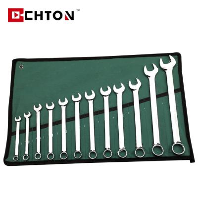 China 12 PCS 8-24mm Gear Ring Metric Combination Spanners Car Repair Tool Combination Wrench Master Key Set for sale