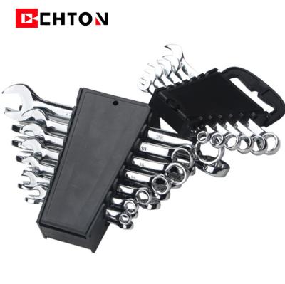 China Bicycle Repairing Tool Kit Plastic Material Wrench Spanner CR-V Auto Repair Platoon Metric Combination Wrench Set for sale