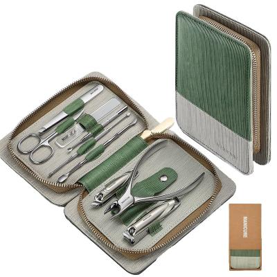 China Finger Manicure Set Pedicure Sets Professional Nail Clipper Stainless Steel Toenail Cutter Tools with Travel Case Kit for sale